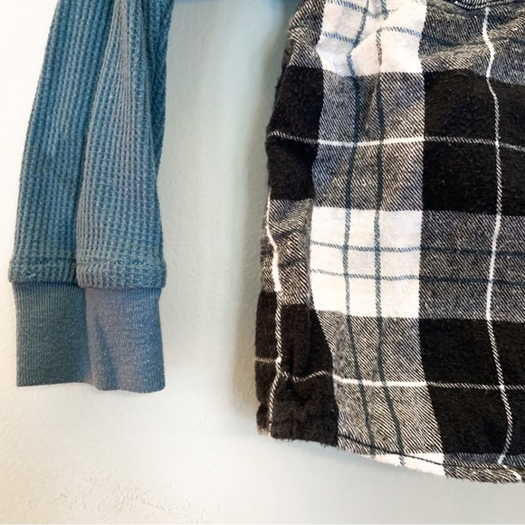 Timberland • Layered Look Plaid Button Down Shirt - Picture 2 of 6